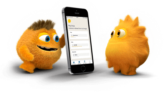Godt overblik og nem selvbetjening af mobilabonnement. En Pris der viser en anden Pris CBB app'en på en iPhone