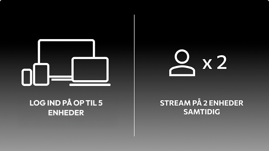 viaplay log ind paa op til 5 enheder stream paa 2 enheder samtidig cbb mix